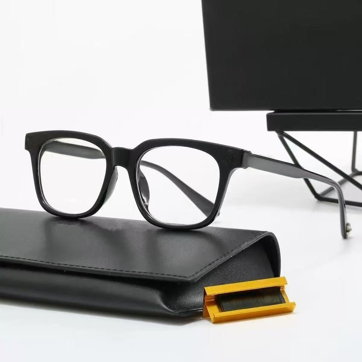 T588-1009  New unisex flat light blackout glasses